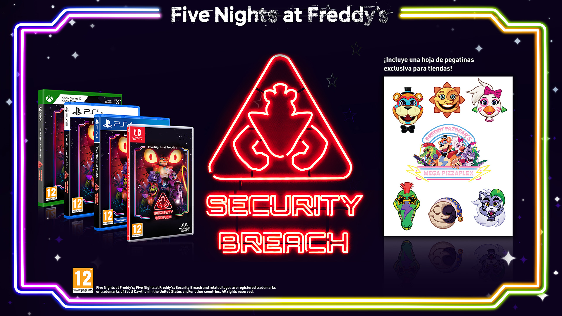 Five Nights at Freddy's: Security Breach coming soon Physically to Nintendo  Switch! - Tesura Games (English)
